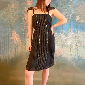 Twelfth Street by Cynthia Vincent - 100% silk dress with beading